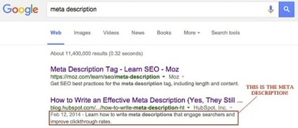 Meta Description Example