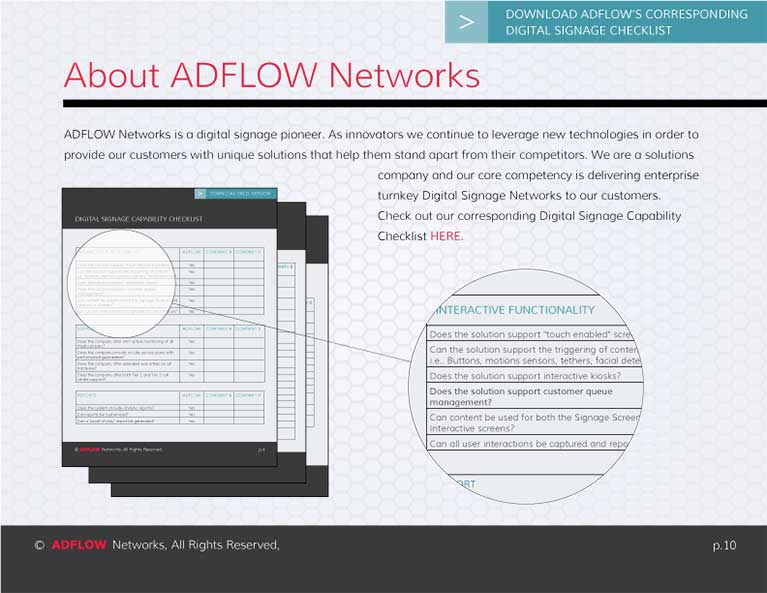 ADFLOW Digital Signage Guide